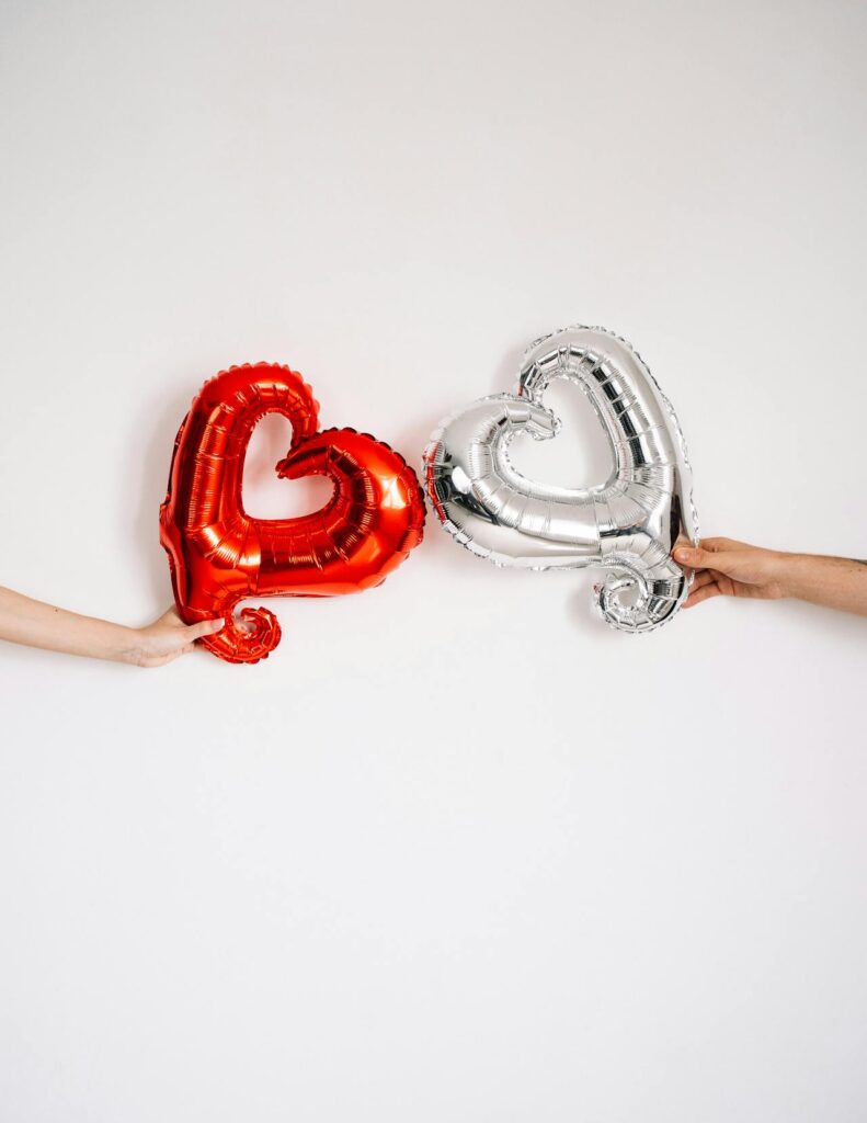 hartvormige ballonnen